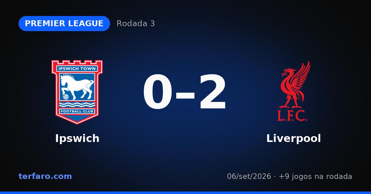 Premier League: resultados e destaques da Rodada 3