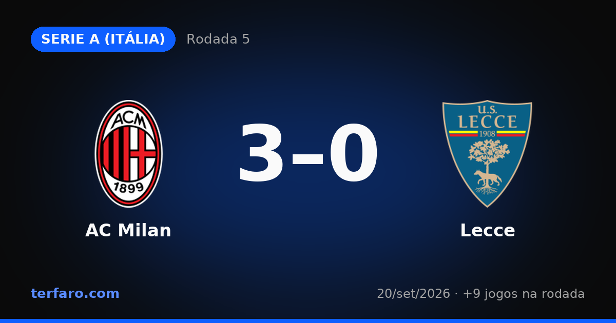 Serie A (Itália): resultados e destaques da Rodada 5